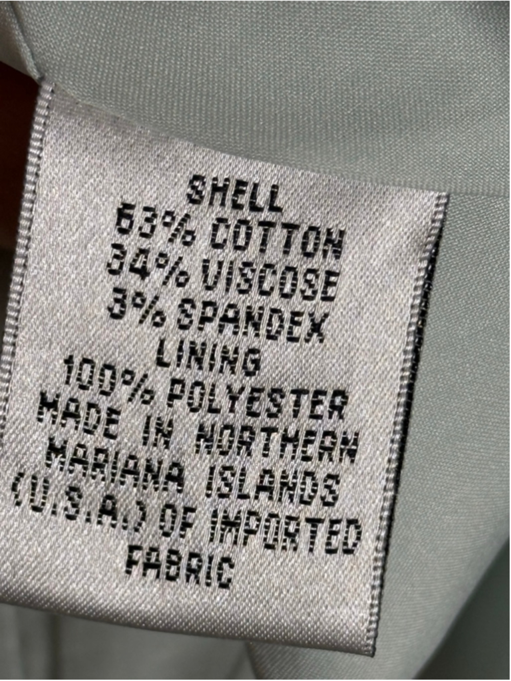 Talbots Petite Stretch Light Green Blazer 14P - Picture 9 of 9